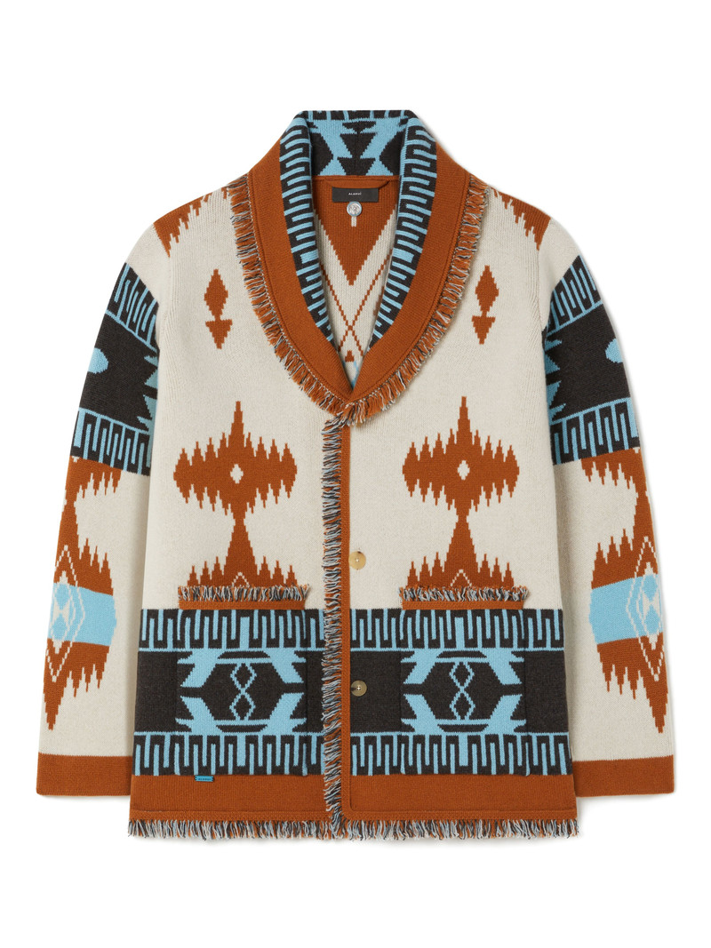 Alanui Icon Jacquard Cardigan outlook