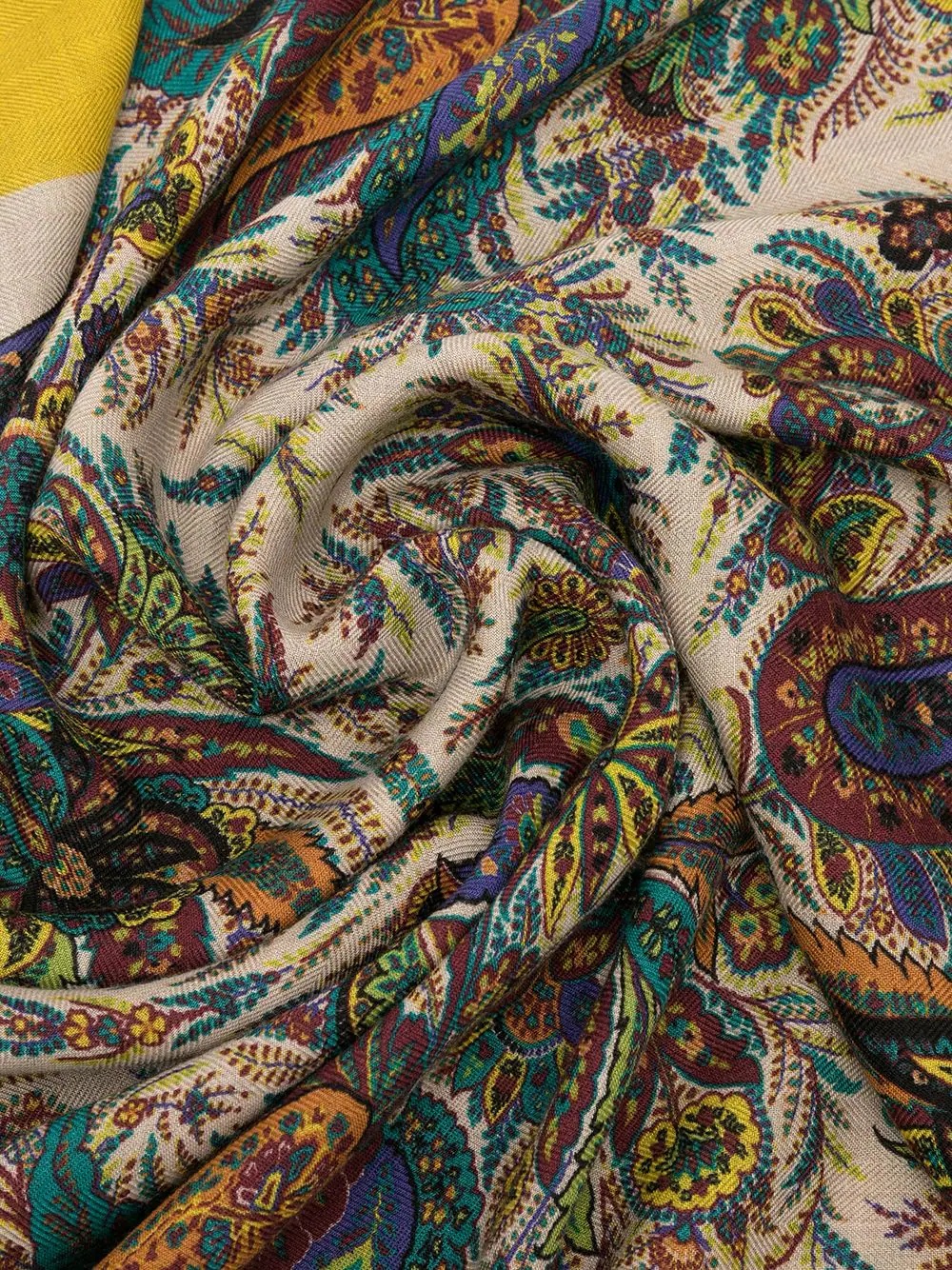 paisley-print scarf - 3