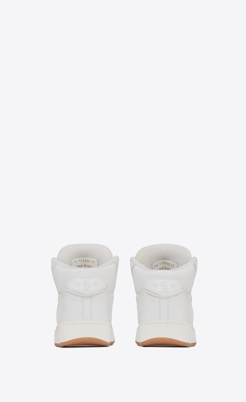 sl/80 mid-top sneakers in smooth and grained leather 3