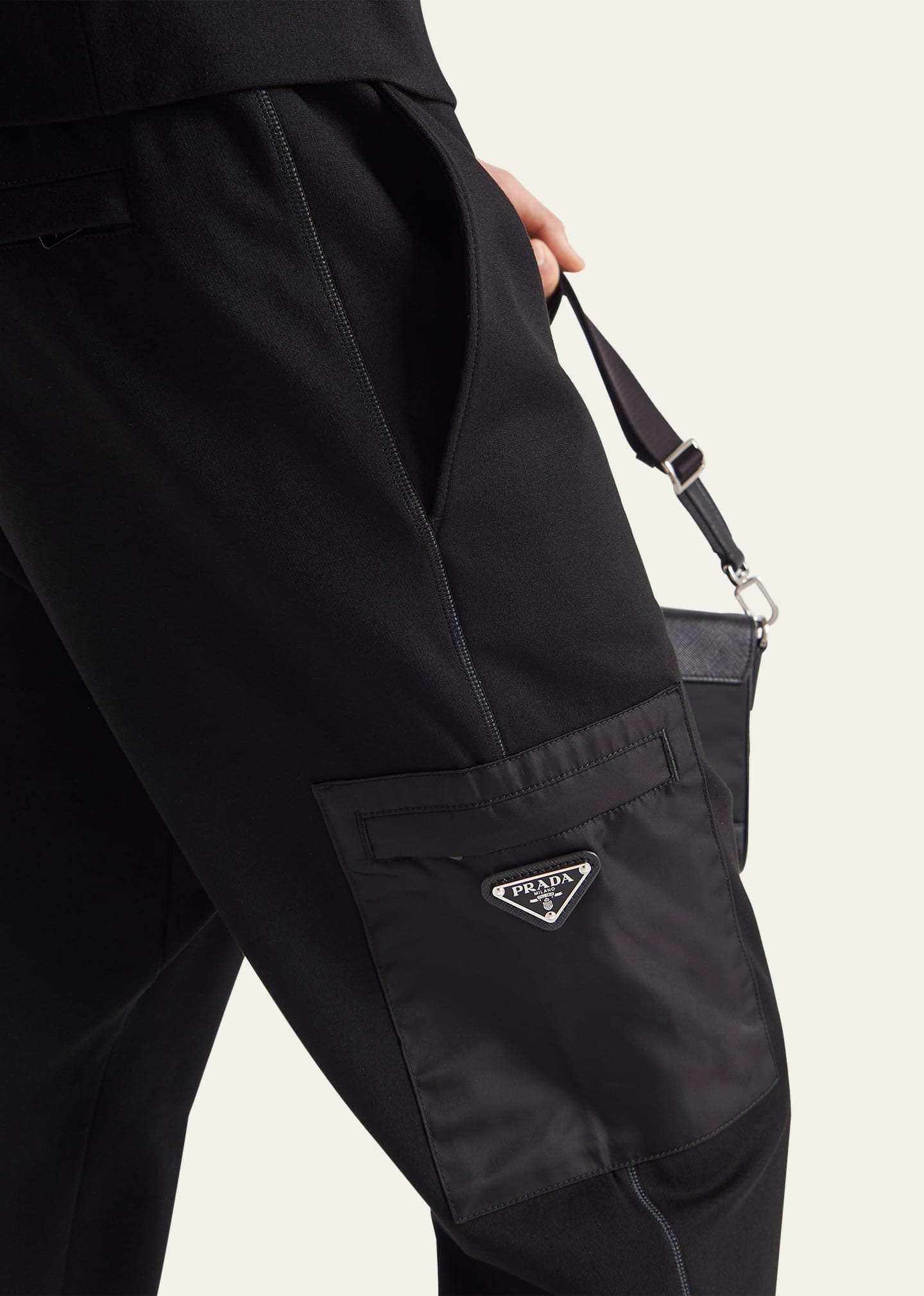 Men's Technical Cotton and Re-Nylon Pants - 4