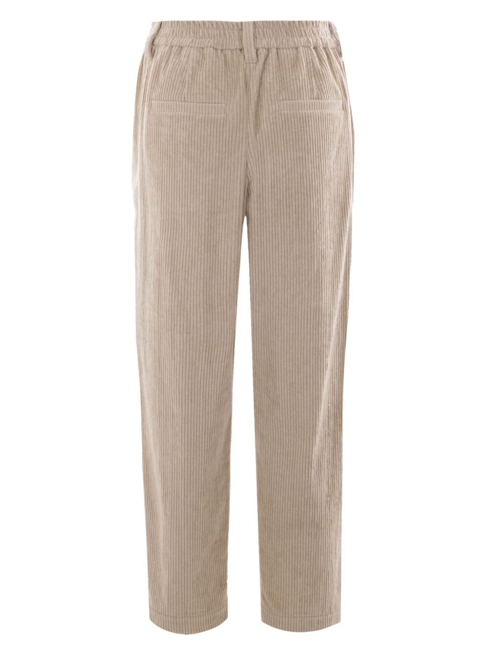 straight-leg corduroy trousers - 2