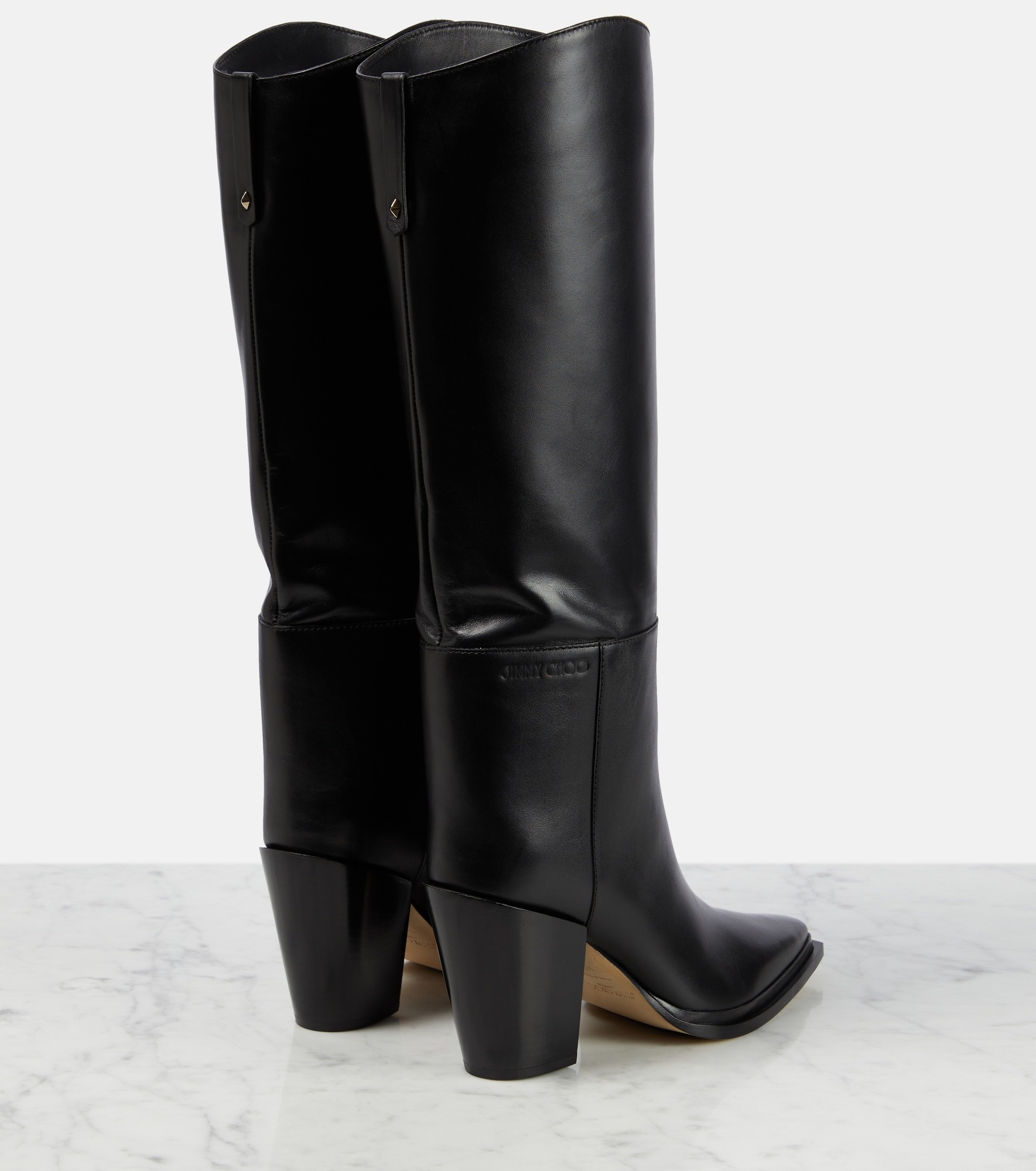 Cece 80 leather knee-high boots - 3