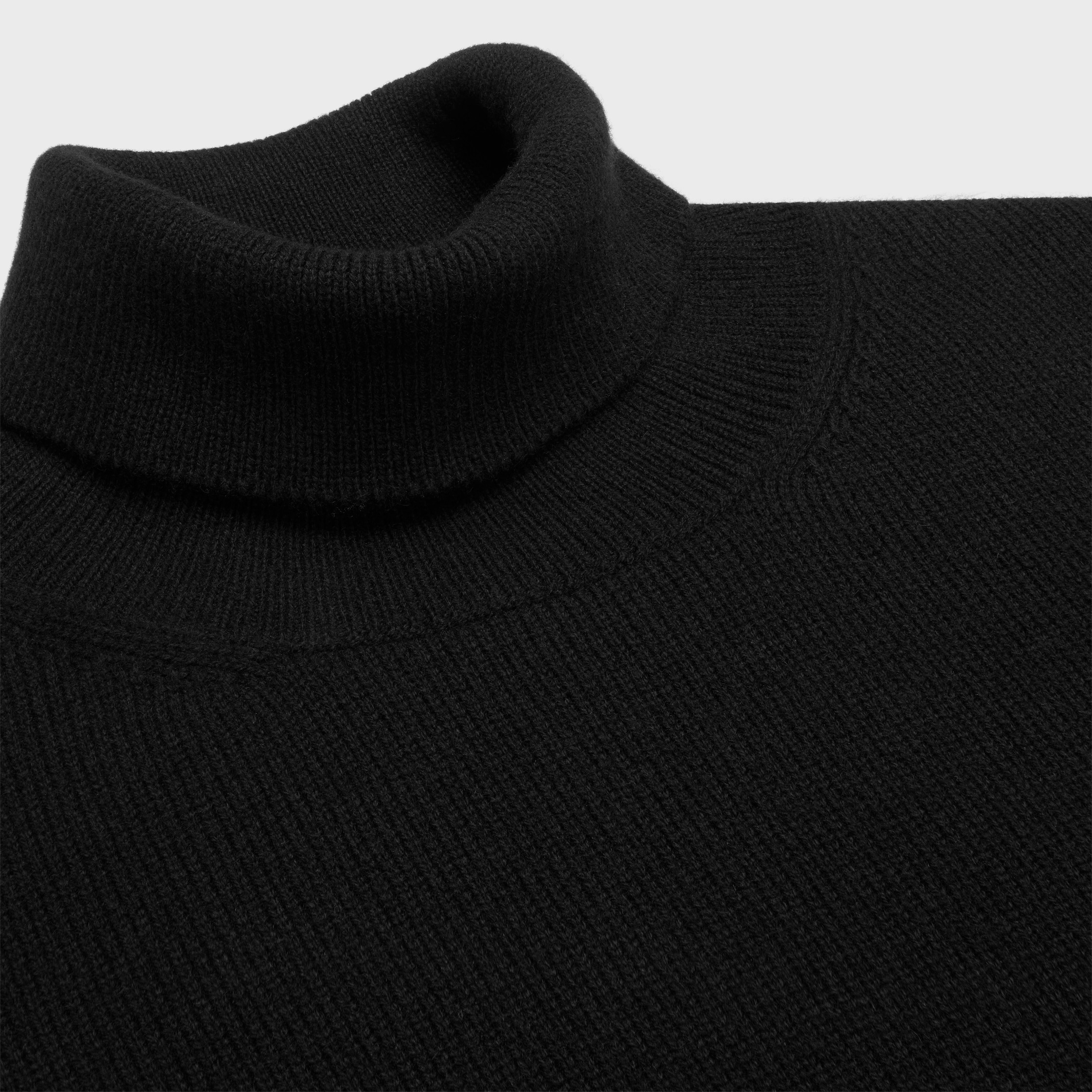 turtleneck sweater in Scottish cashmere - 3