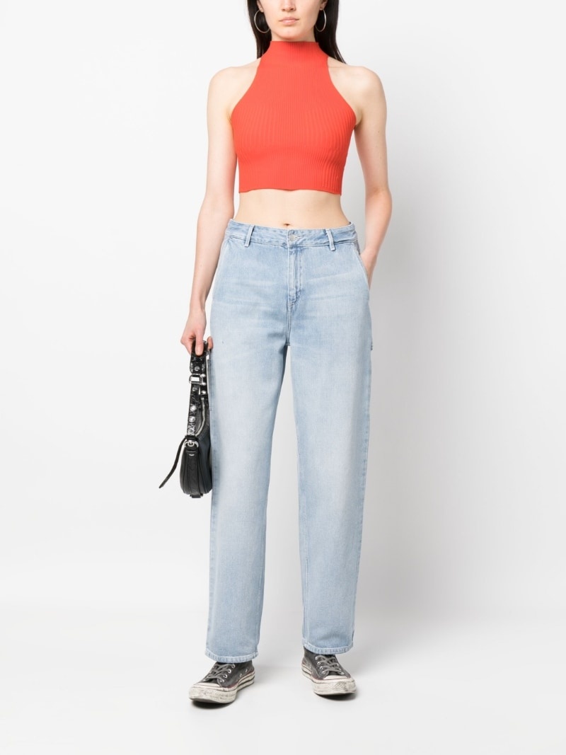 utility-inspired straight-leg jeans - 2