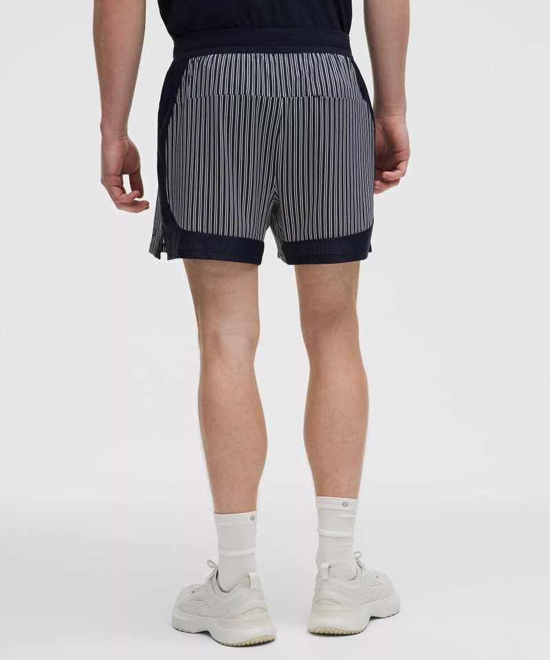 Mesh-Panelled Tennis Short 5" 3