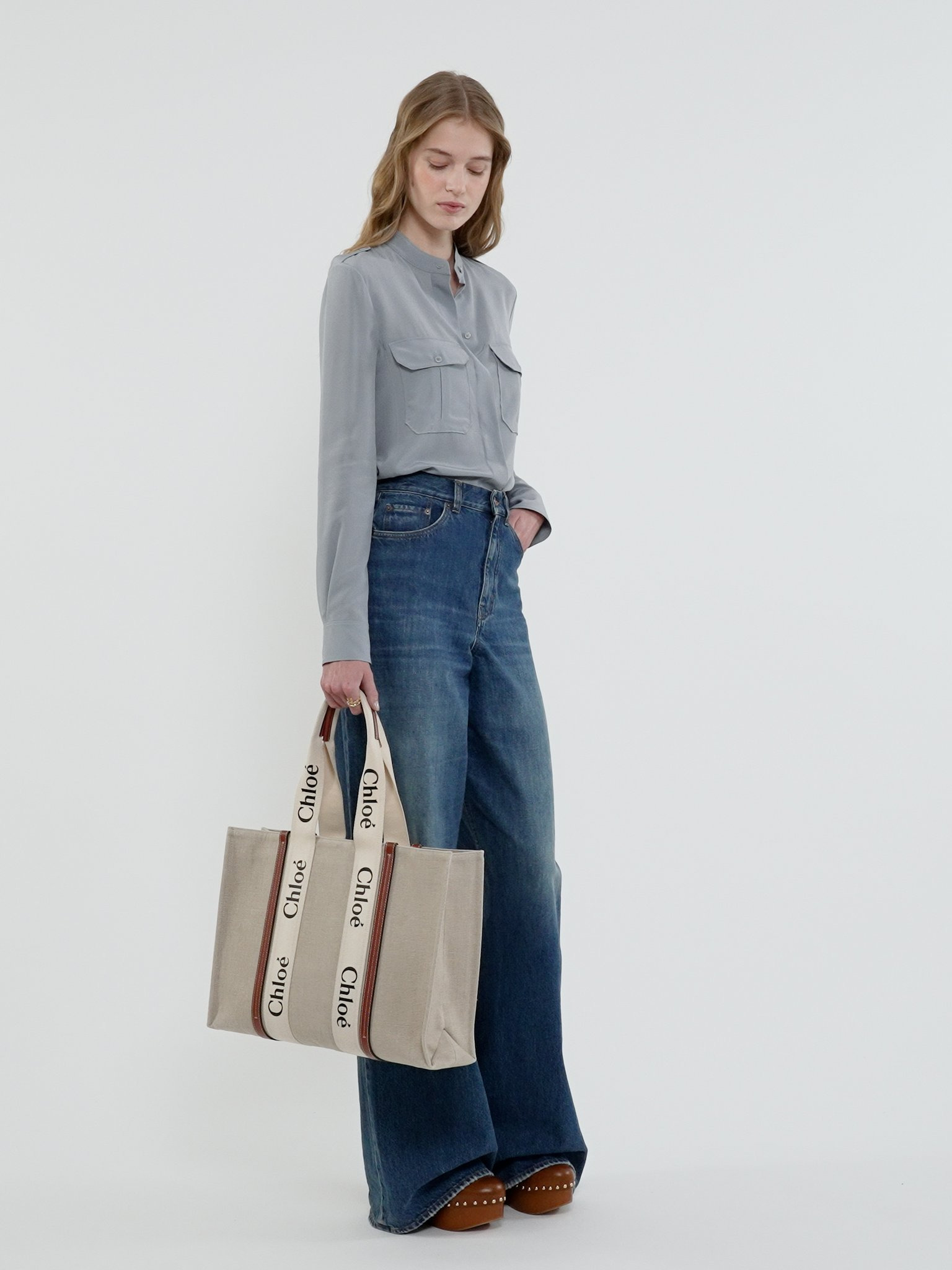 LARGE WOODY TOTE BAG - 4