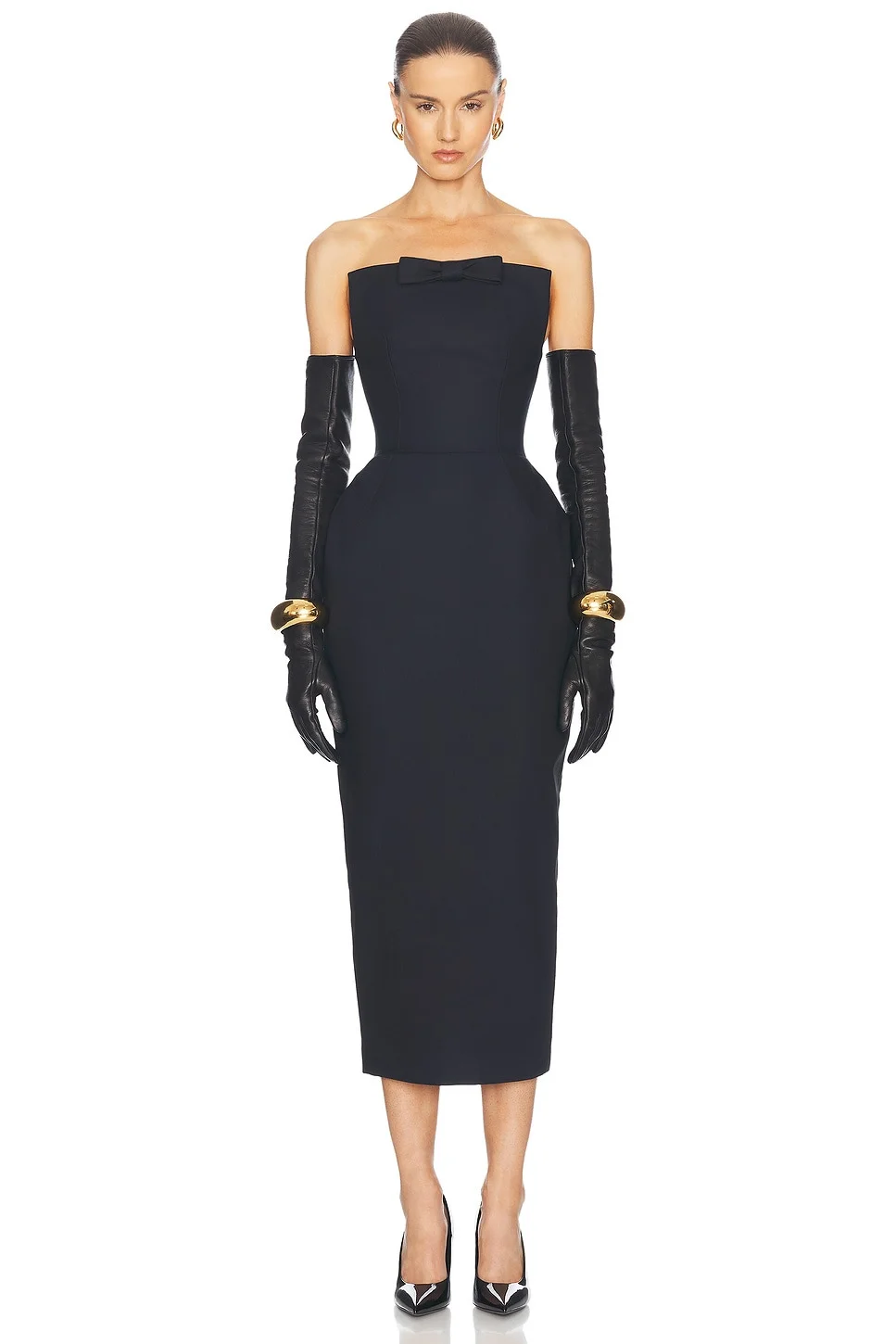The S Curve Dress With Bow - 1
