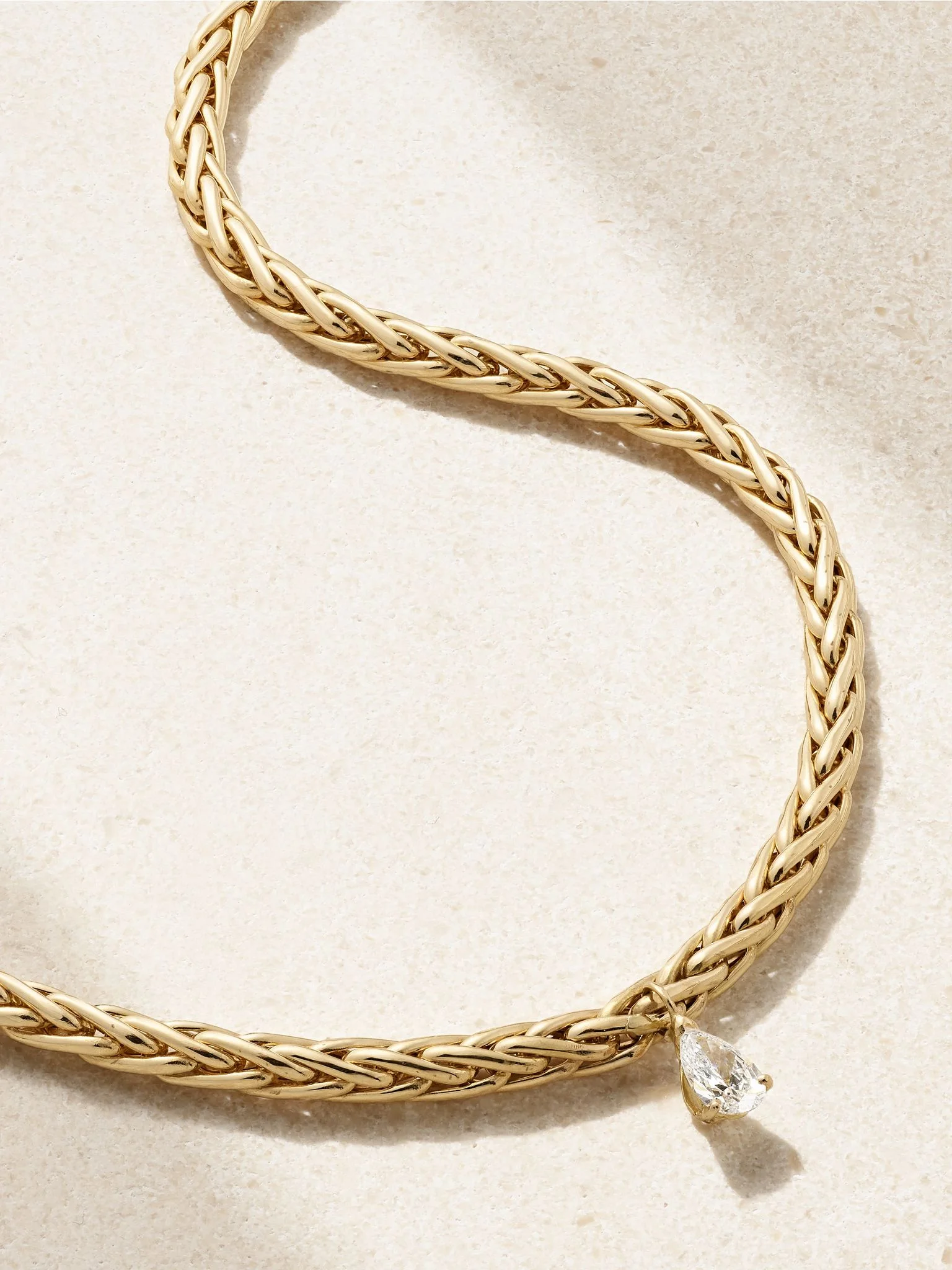 18-karat gold diamond necklace Gold - 1