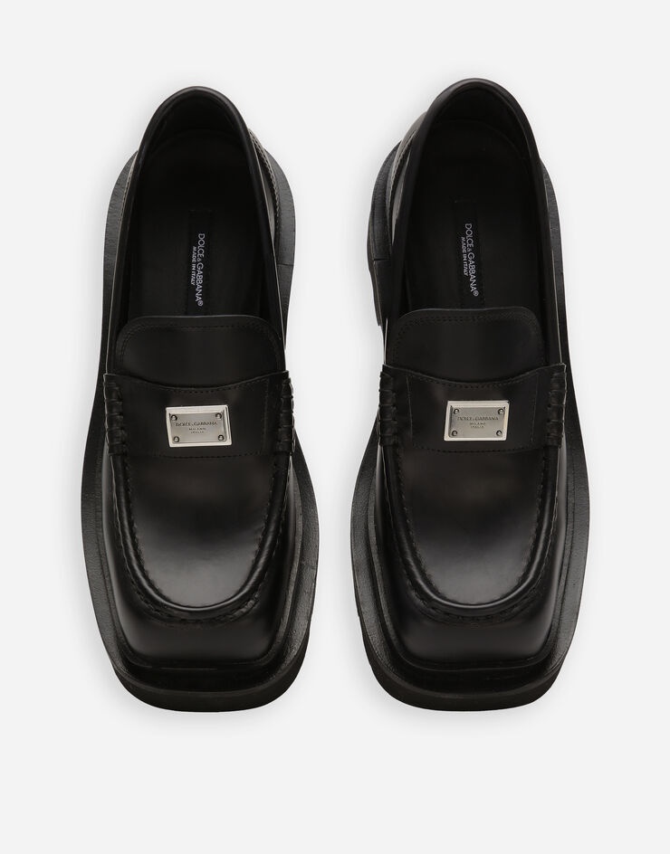 Calfskin loafers - 4