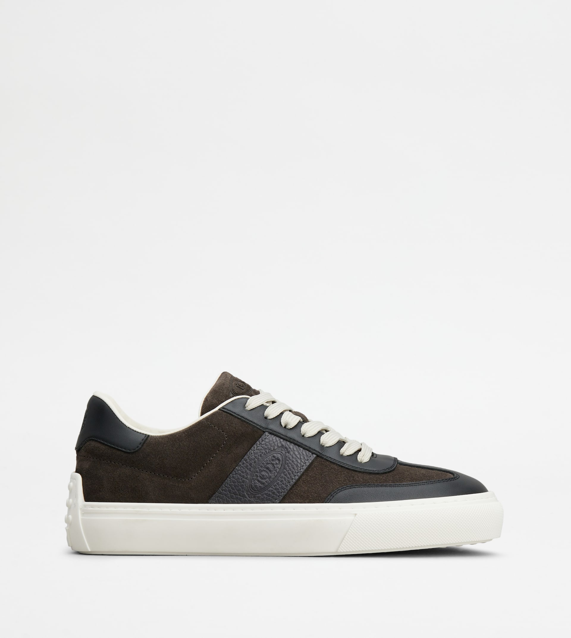 TOD'S SNEAKERS IN SUEDE - GREY, BROWN - 1