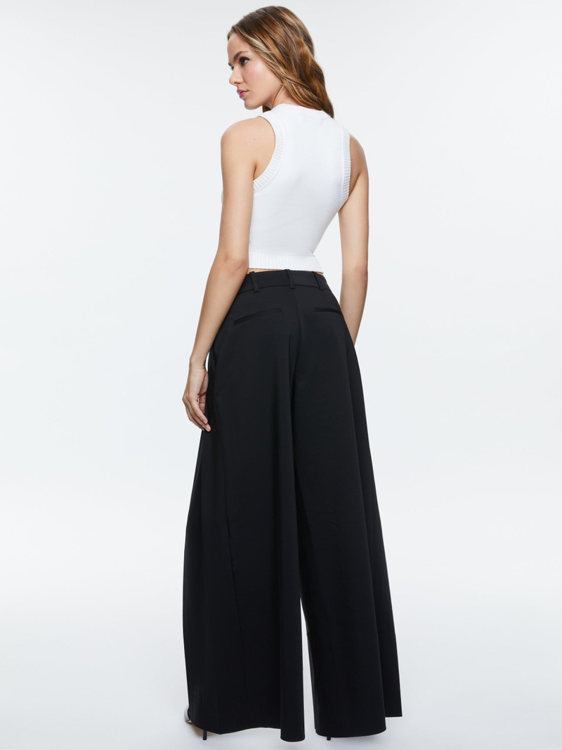 Alice + Olivia BLAIRE ULTRA LOW RISE PLEATED PANT outlook