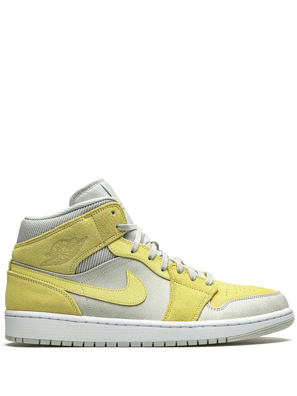 Air Jordan 1 Mid "Grey fog/Lemon wash" sneakers - 1