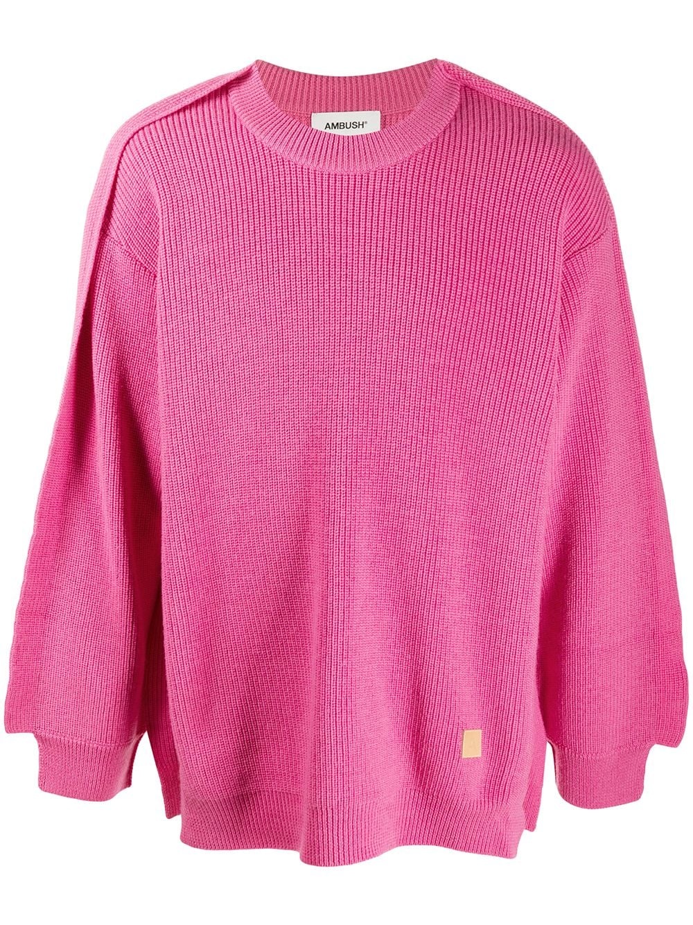 oversized wool jumper - 1