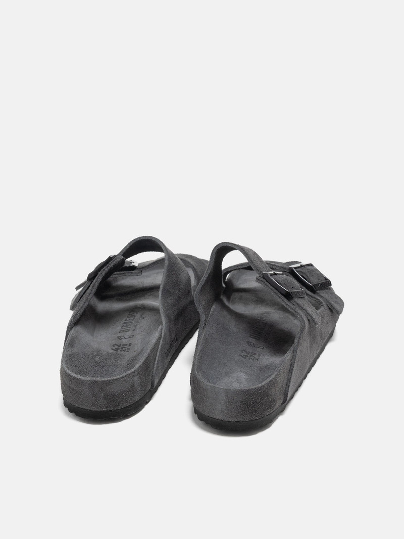 BIRKENSTOCK Arizona Exquisite Suede Charcoal outlook