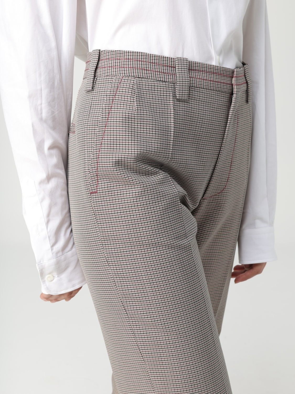 Marni pants in wool blend with houndstooth pattern - 5