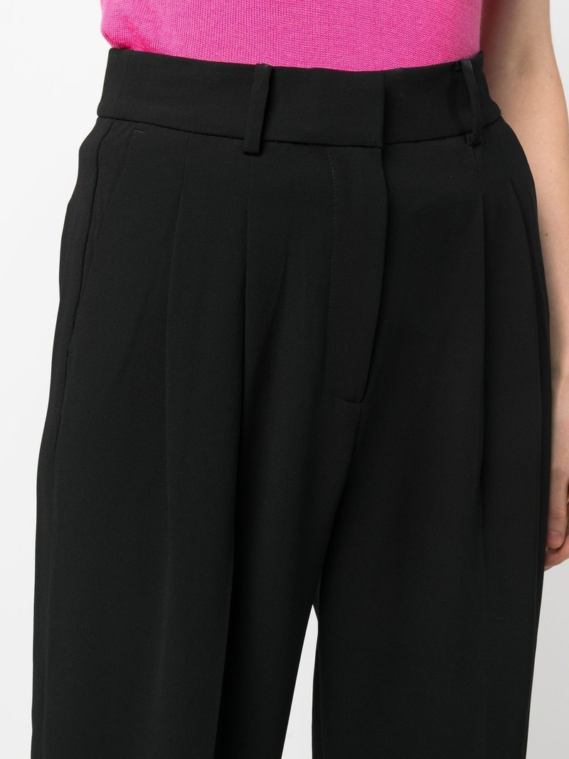 high-waisted cropped trousers 5