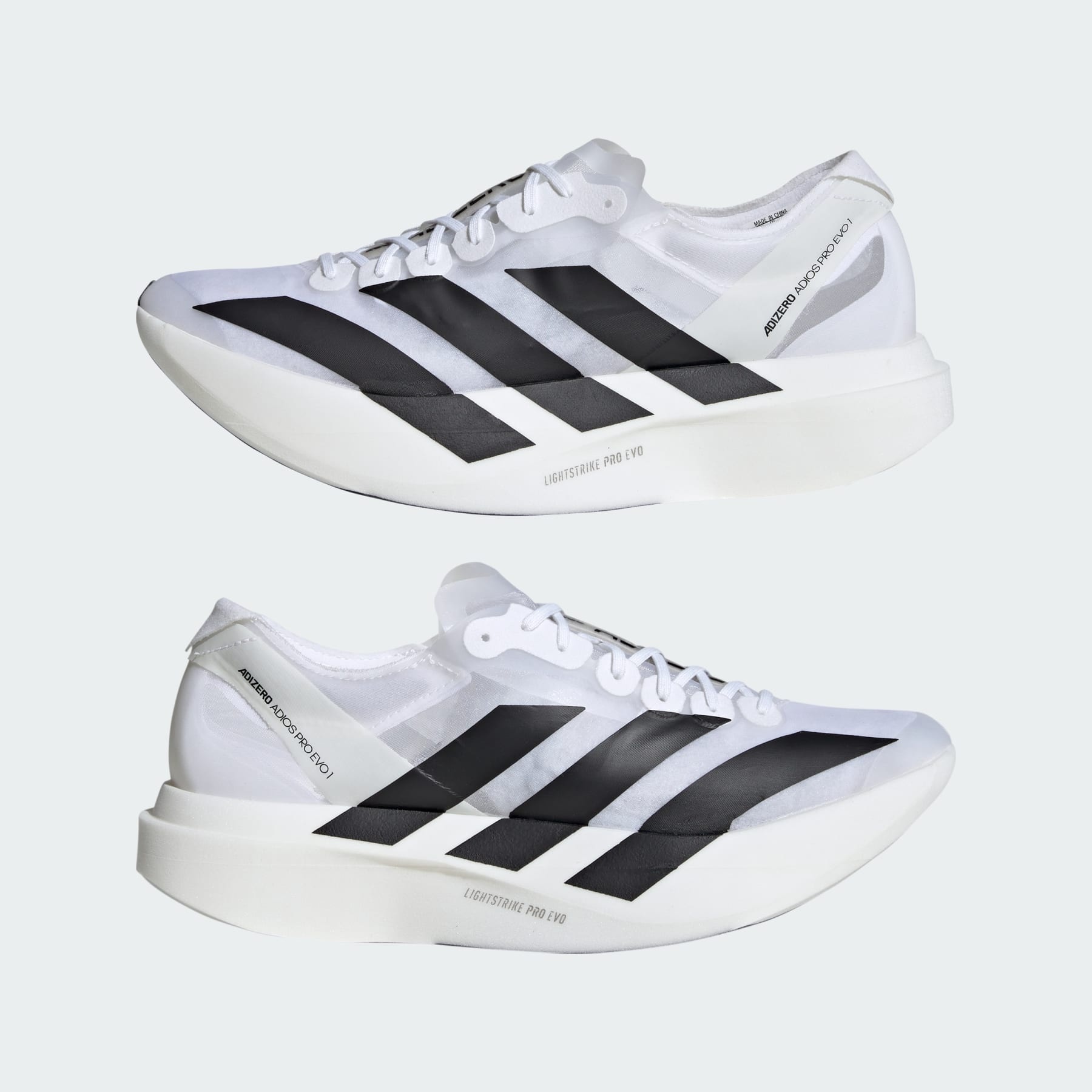 ★ Adidas Adizero Adios Pro EVO 1 White Black Adizero Adios Pro Evo 1 Running Shoe - White/Black - Regular