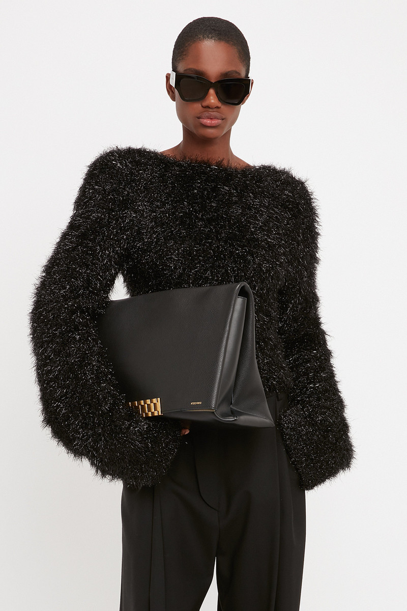 Open Back Jumper In Black 11