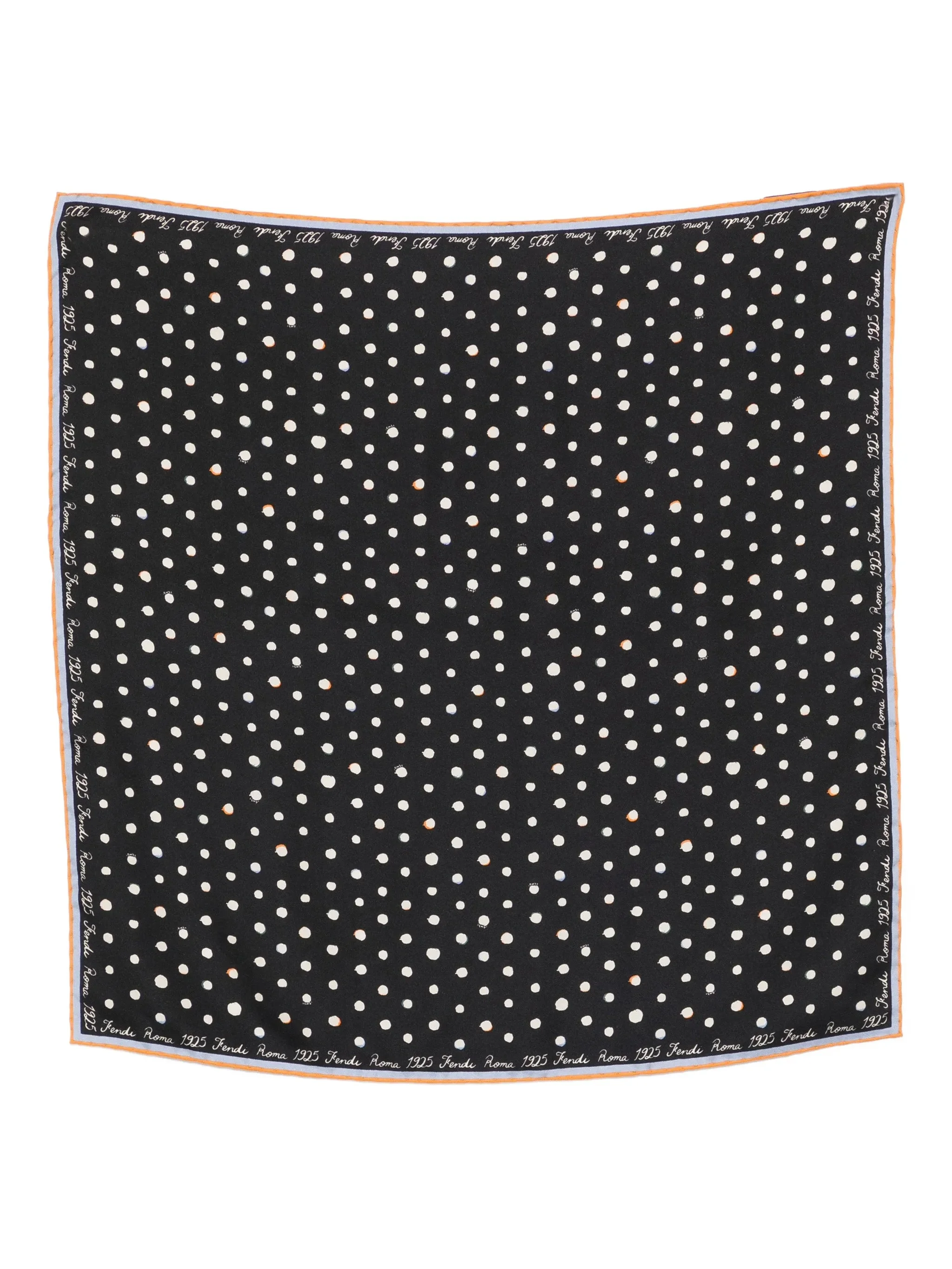 Falena Dots print silk scarf - 1