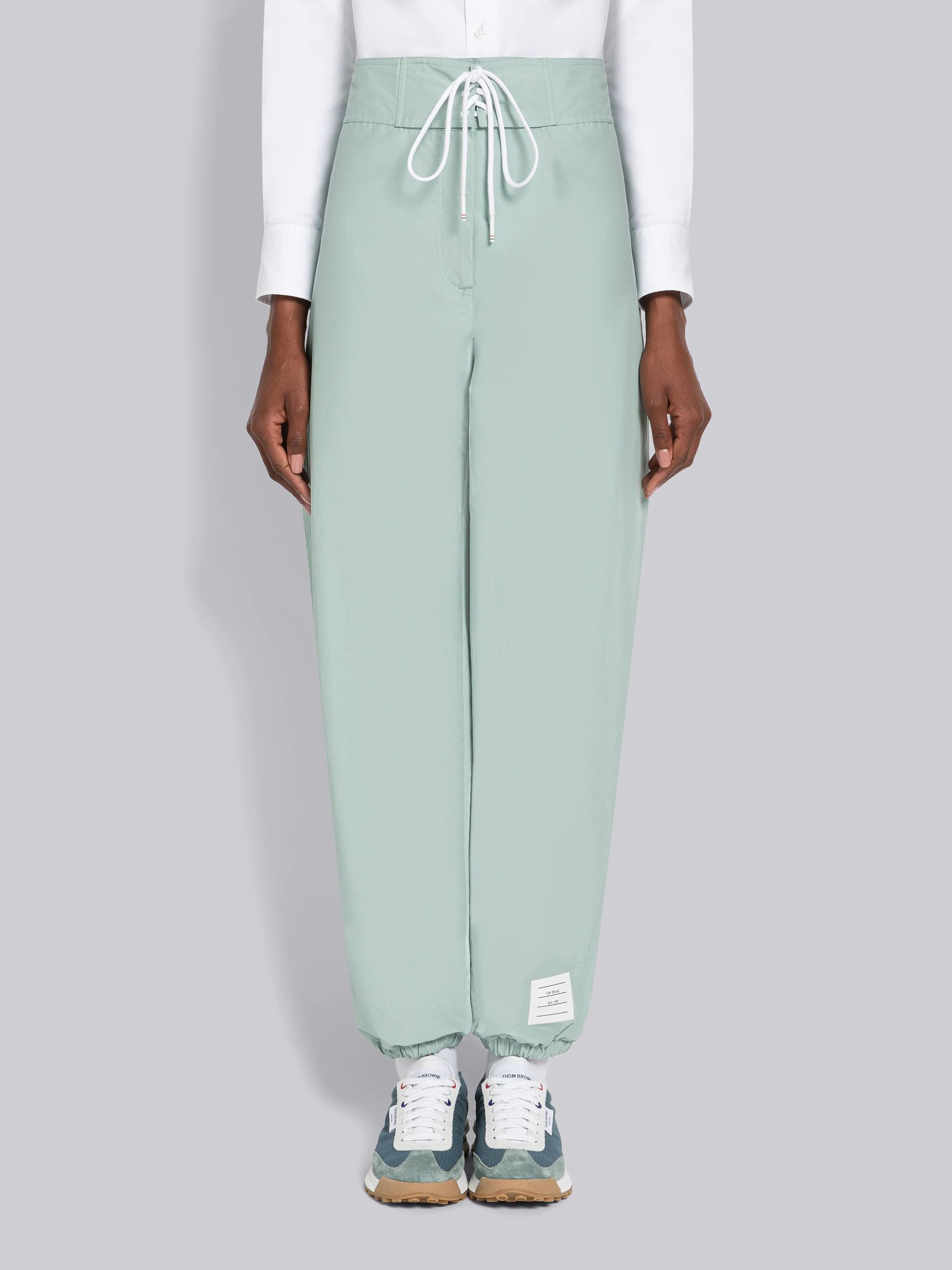 Ripstop Lace Up Track Pants - 1