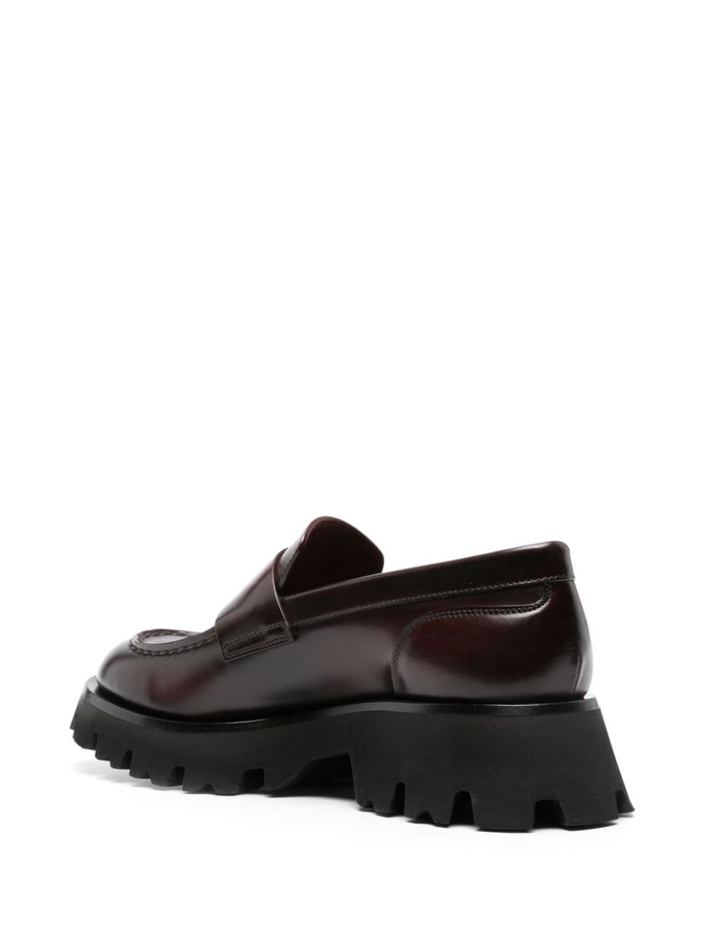 Alfie penny-slot leather loafers - 3