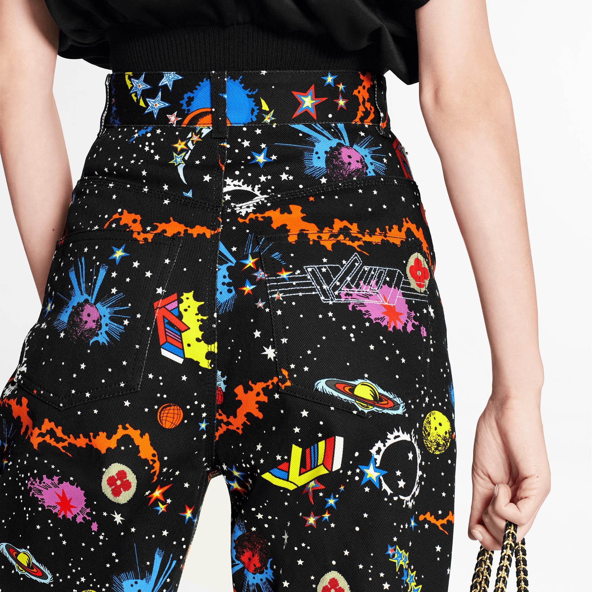 LV Ace Pocket Galaxy Print Carrot Pants  - 5