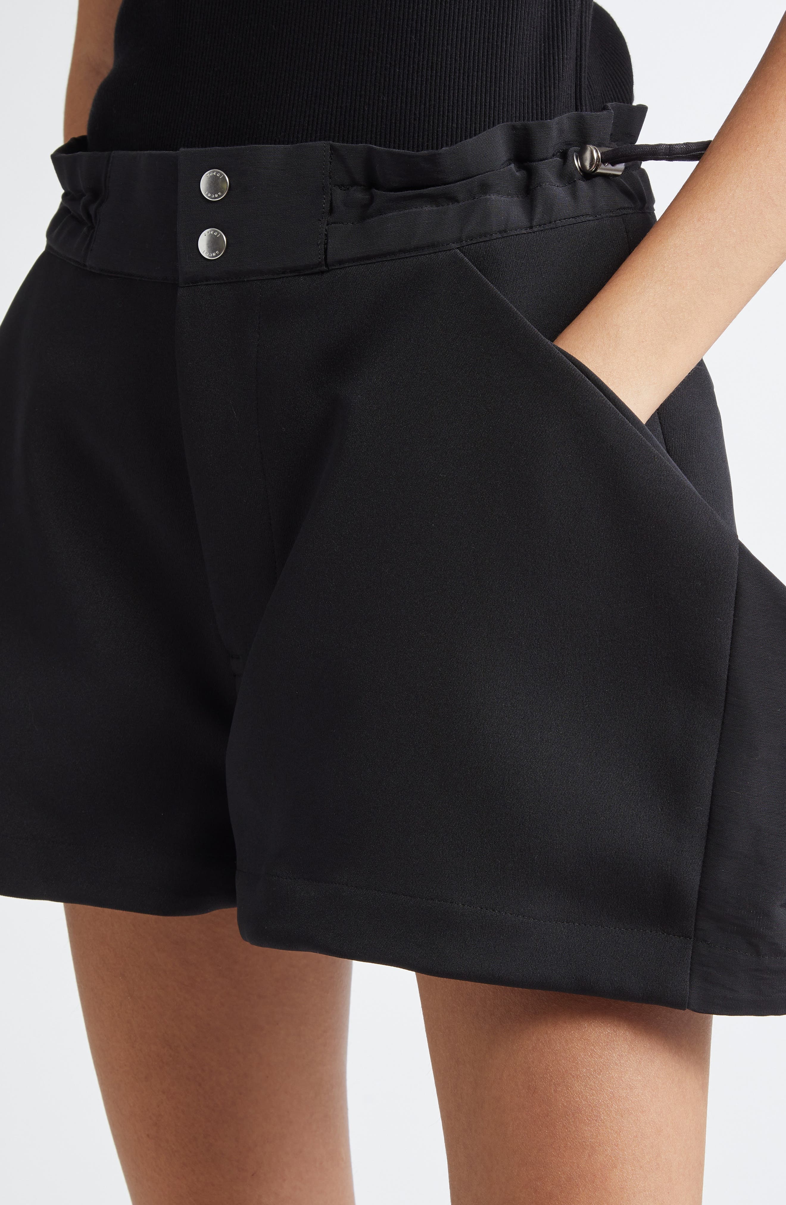 【sacai】Flap Pocket Shorts Shop Sacai - Nylon Twill Cargo Shorts | Saks Fifth Avenue