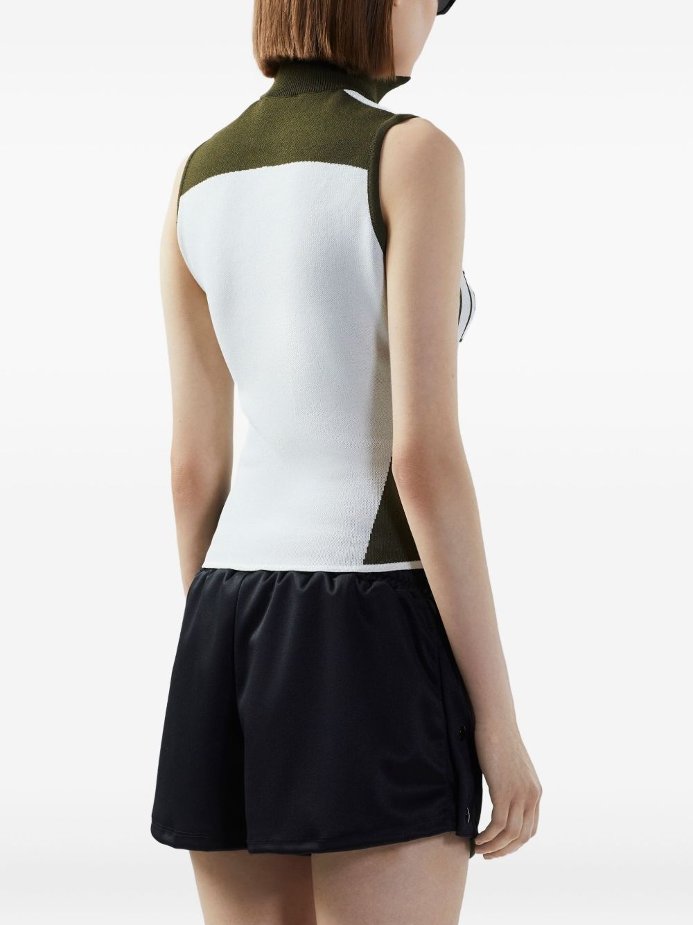 band-logo half-zip top - 5
