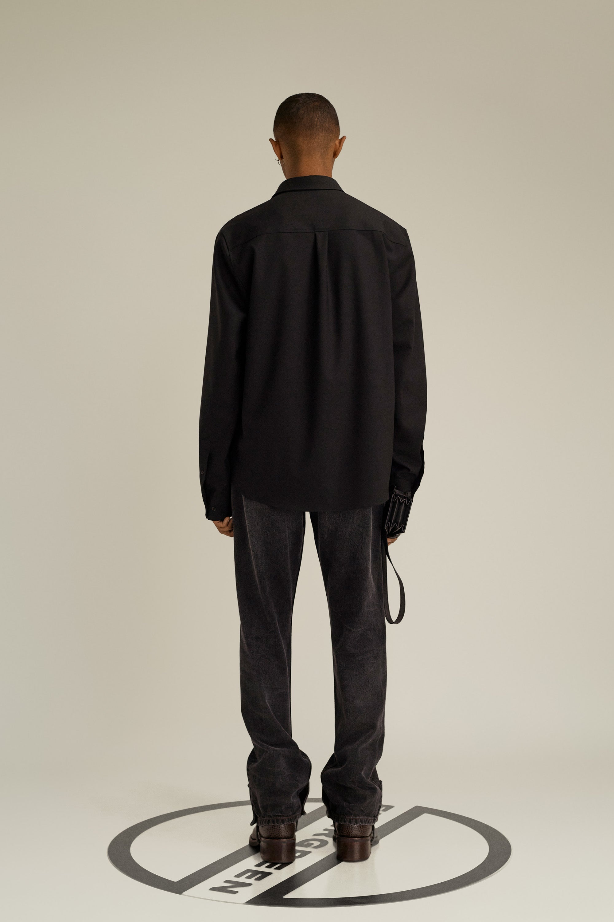Classic Asymmetric Collar Shirt - 6