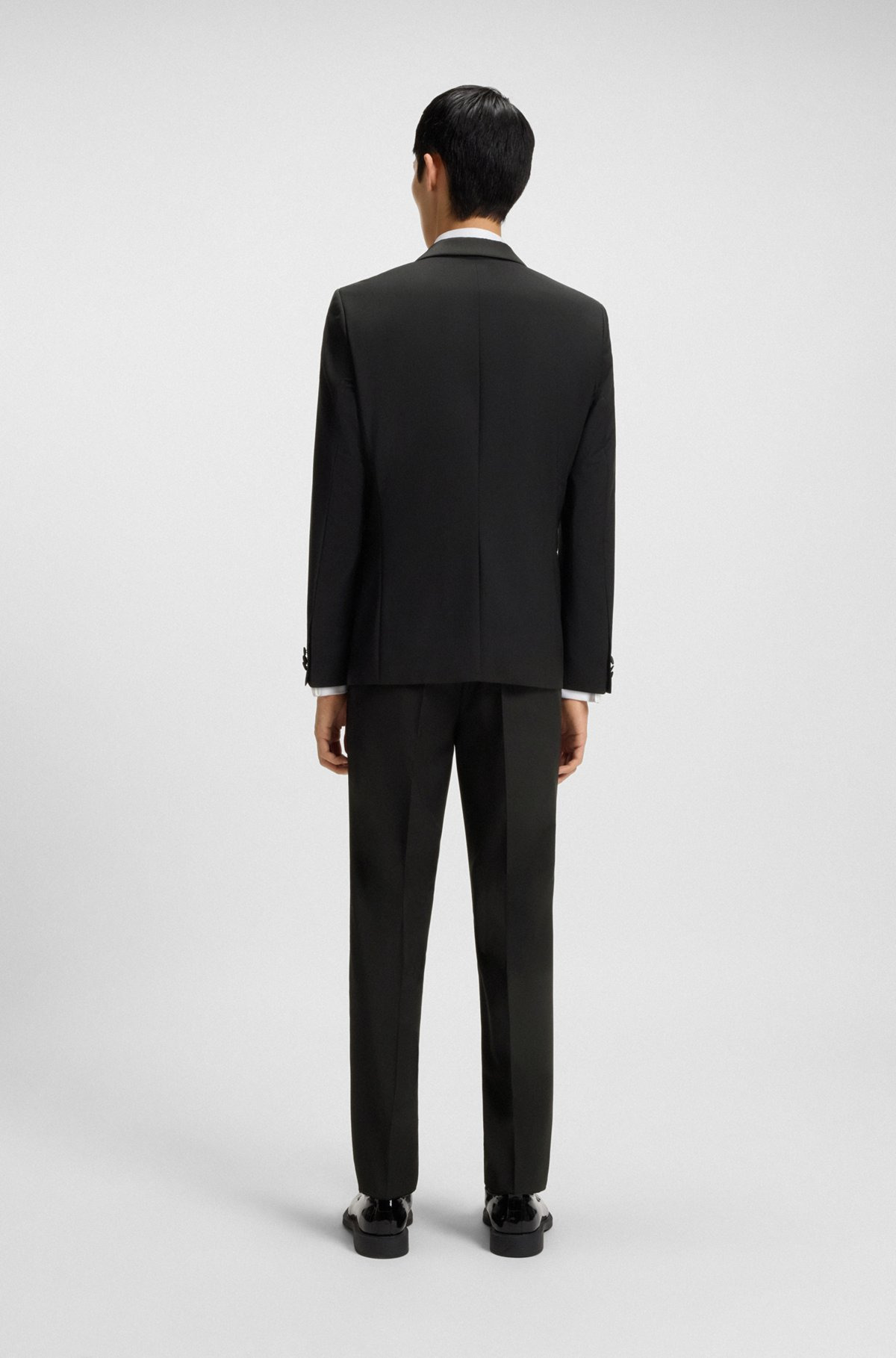 EXTRA-SLIM-FIT TUXEDO JACKET IN WOOL - 4