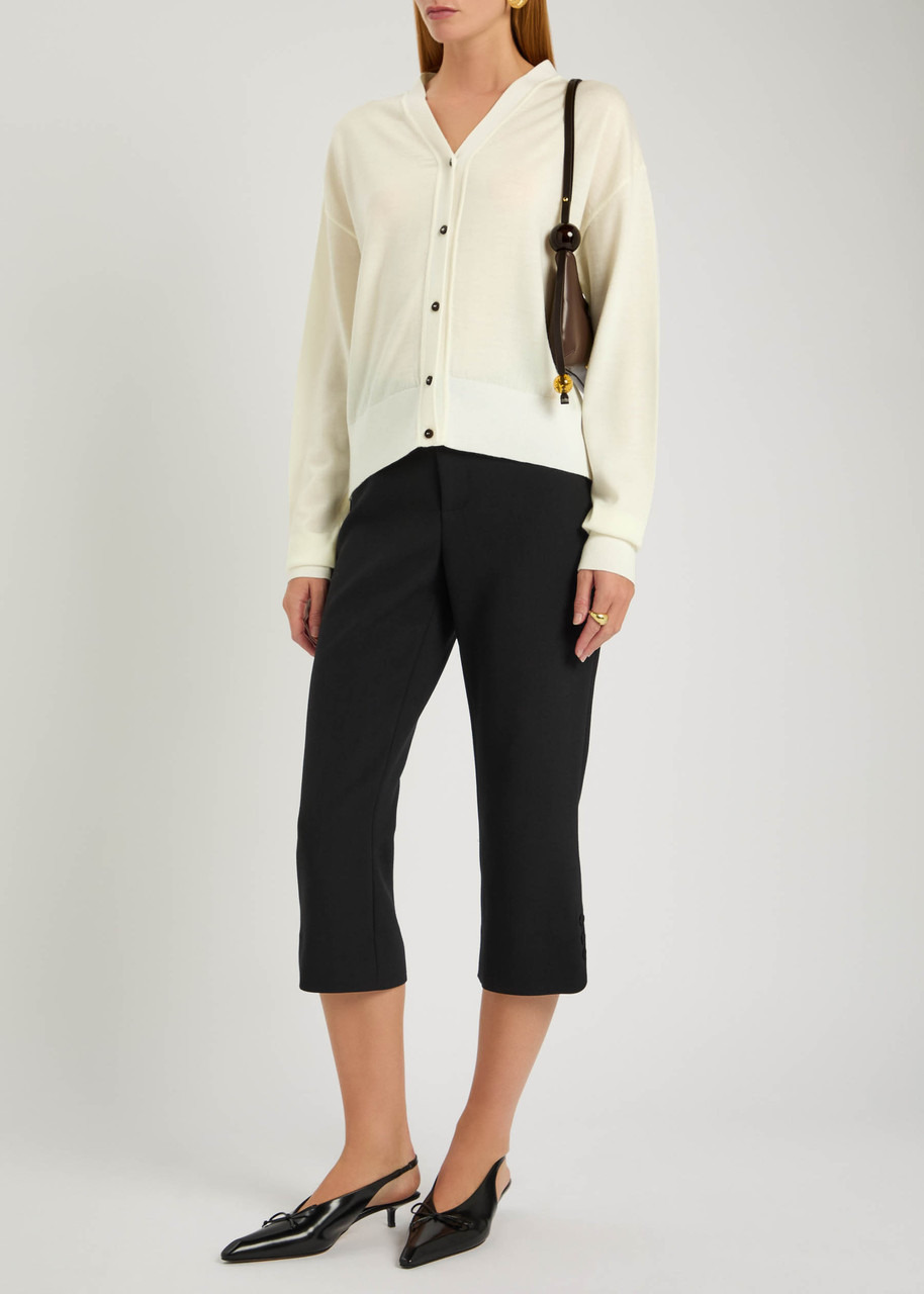 Jacquemus Le Cardigan Brode Logo-embroidered Wool-blend Cardigan - 4