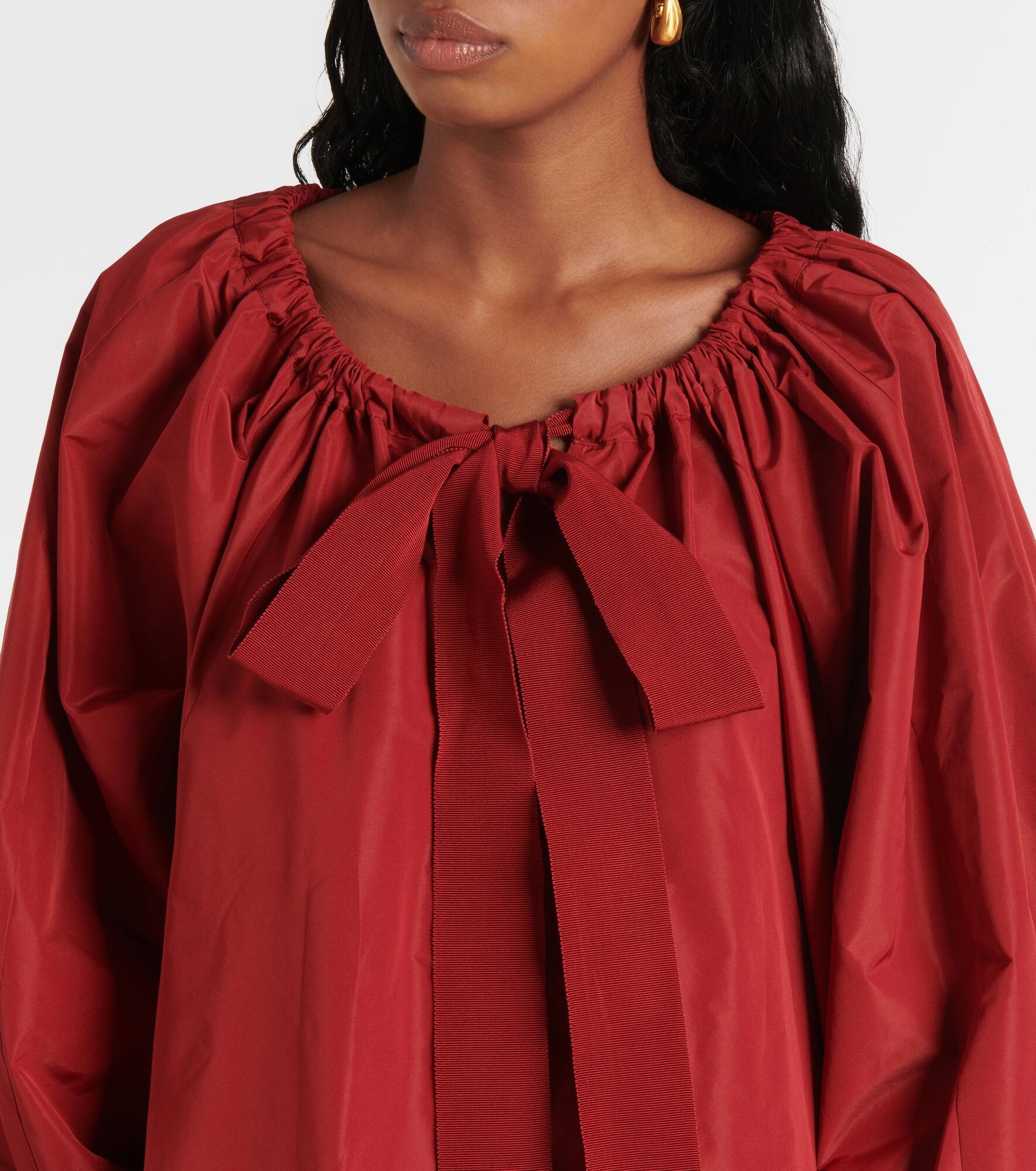 Frill ruffled midi dress - 4