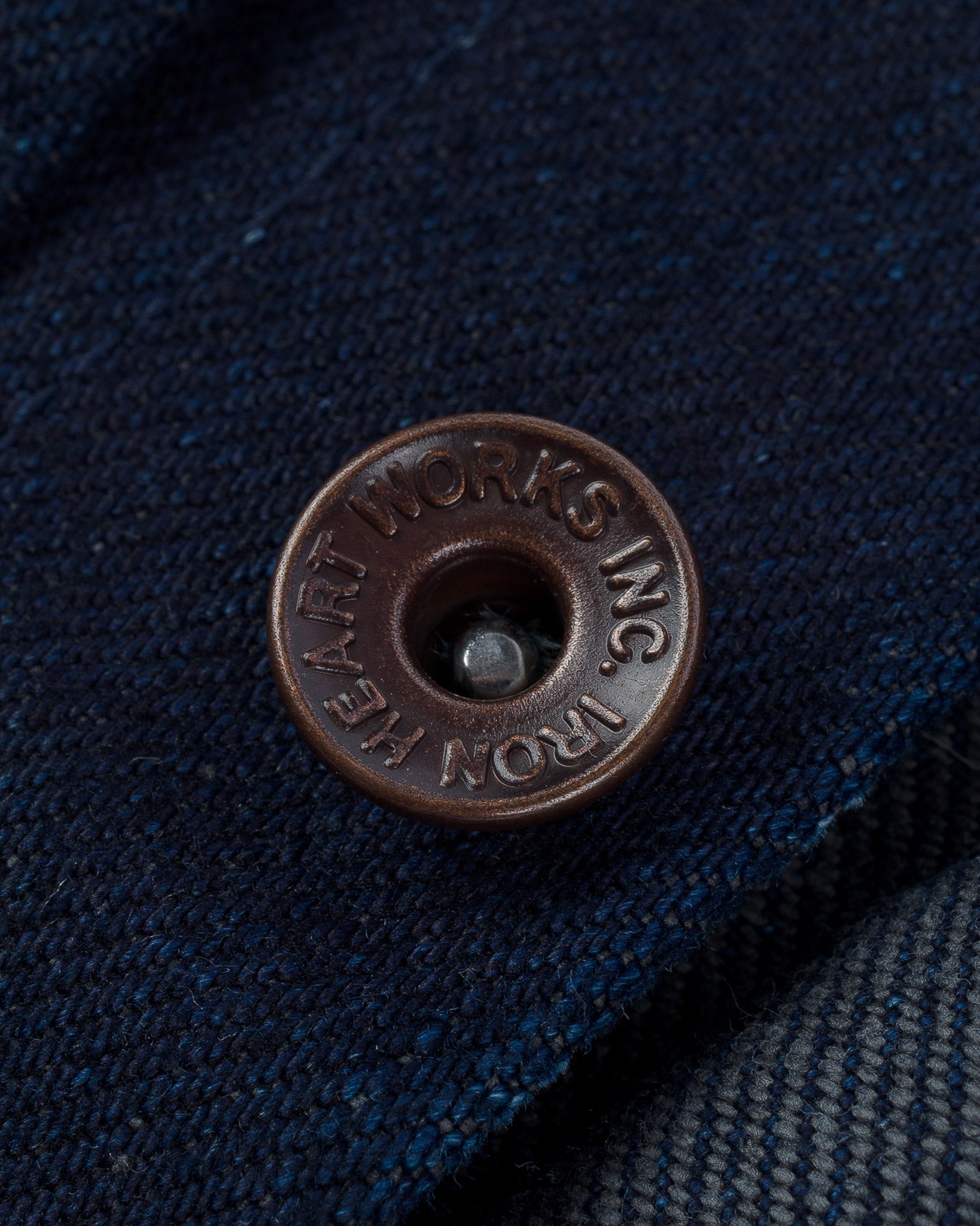 IHJ-140-IG 19oz Selvedge Denim Type I Jacket - Indigo/Grey - 15