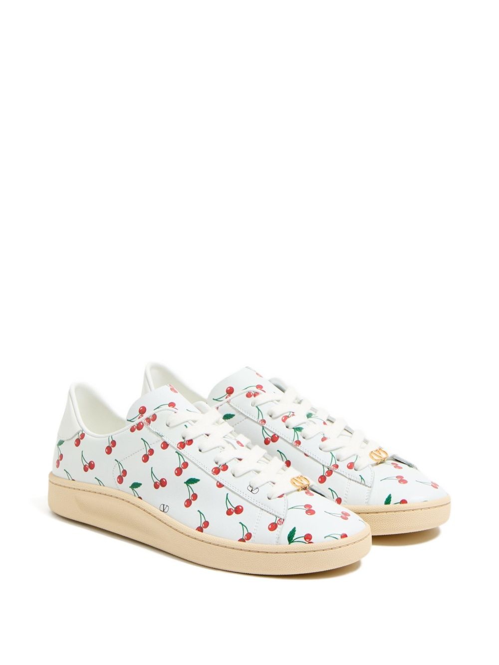 Royco cherry-print low-top sneakers - 2
