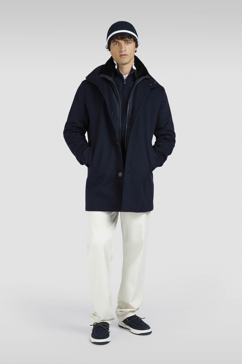 Paul & Shark SOFT COOL TOUCH WOOL HALF ZIP SWEATER outlook
