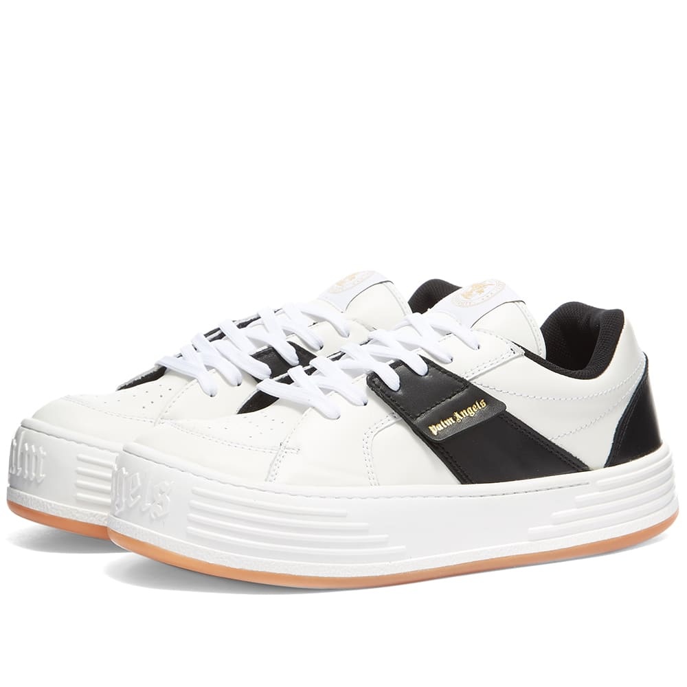 Palm Angels Leather Snow Low Top Sneaker - 1