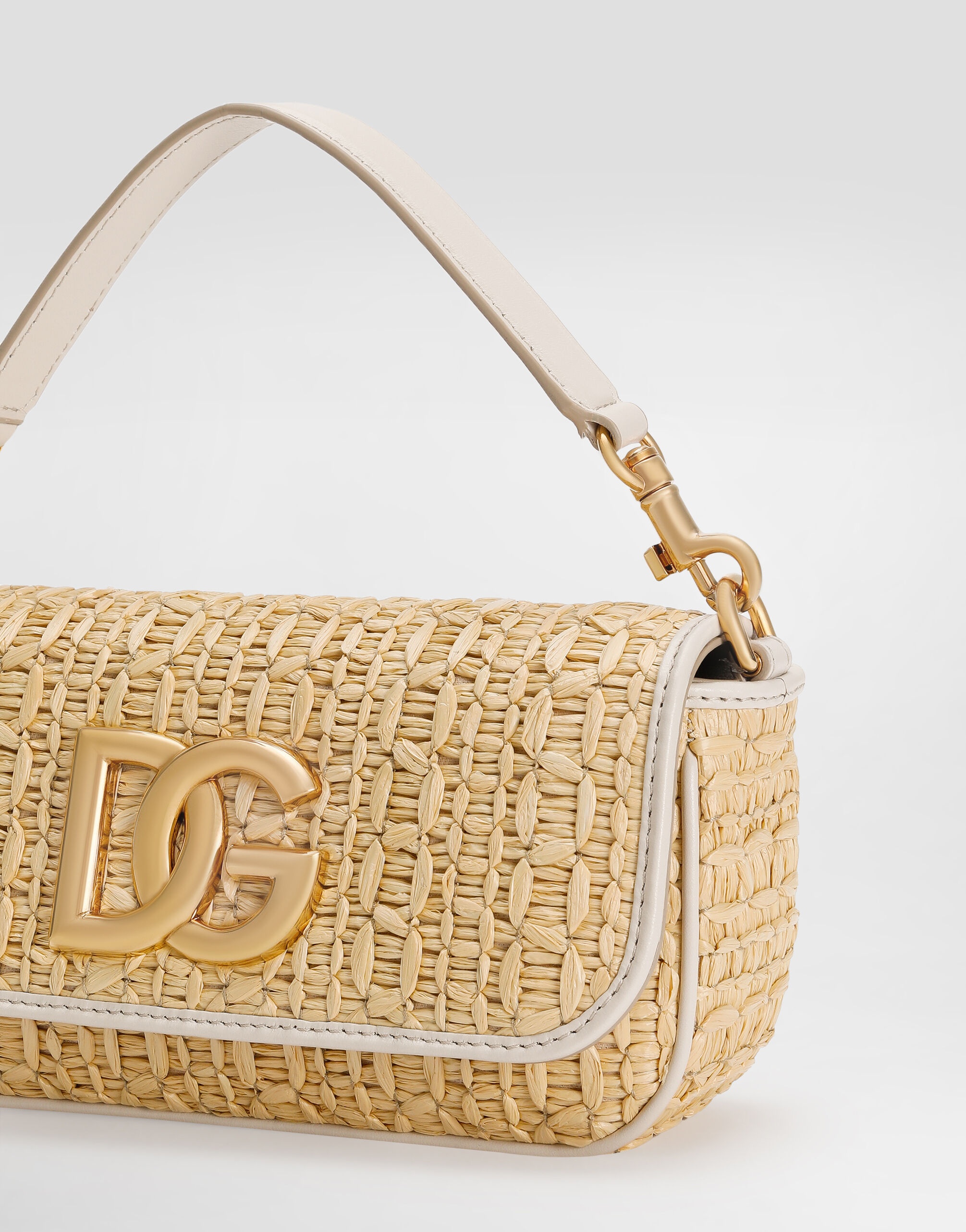 Rafia crochet shoulder bag - 6