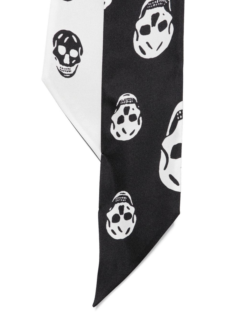 Alexander McQueen skull-print scarf outlook