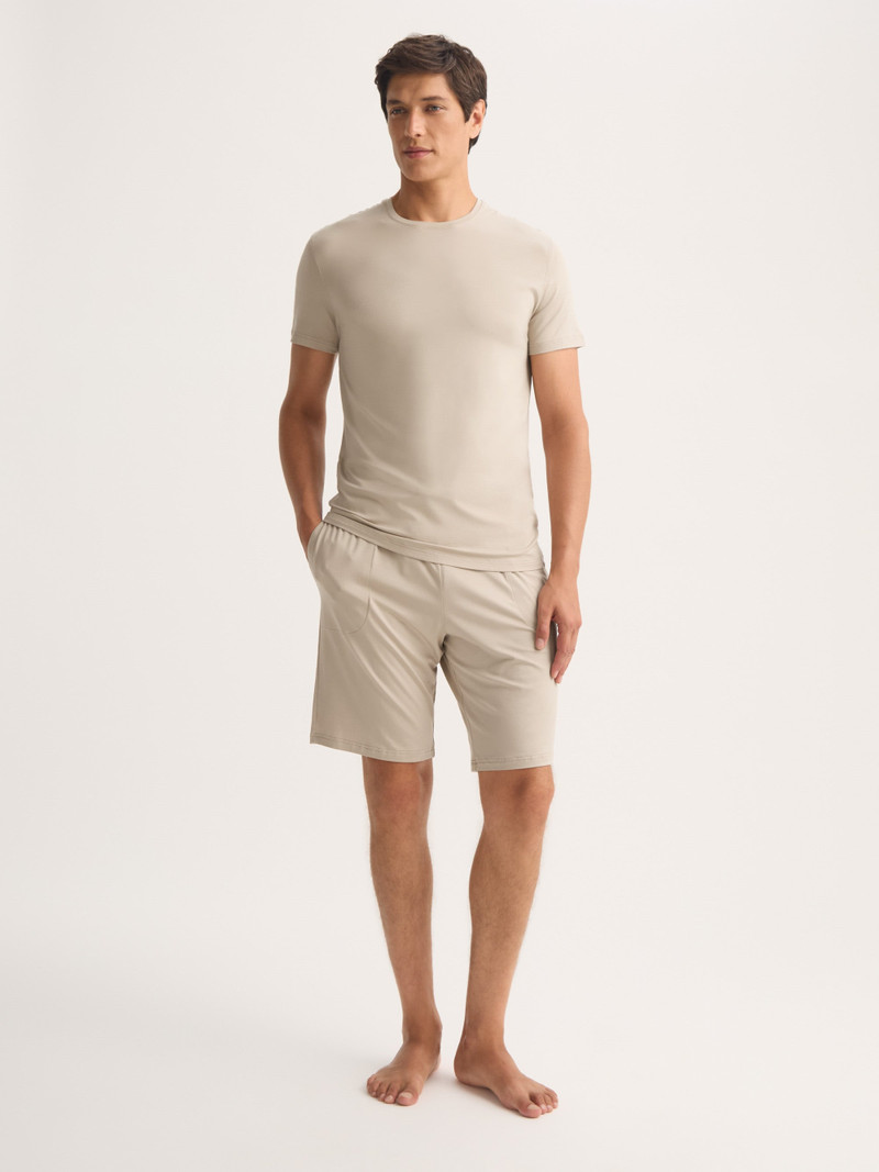 Basel Micro Modal T-Shirt Light Stone 3