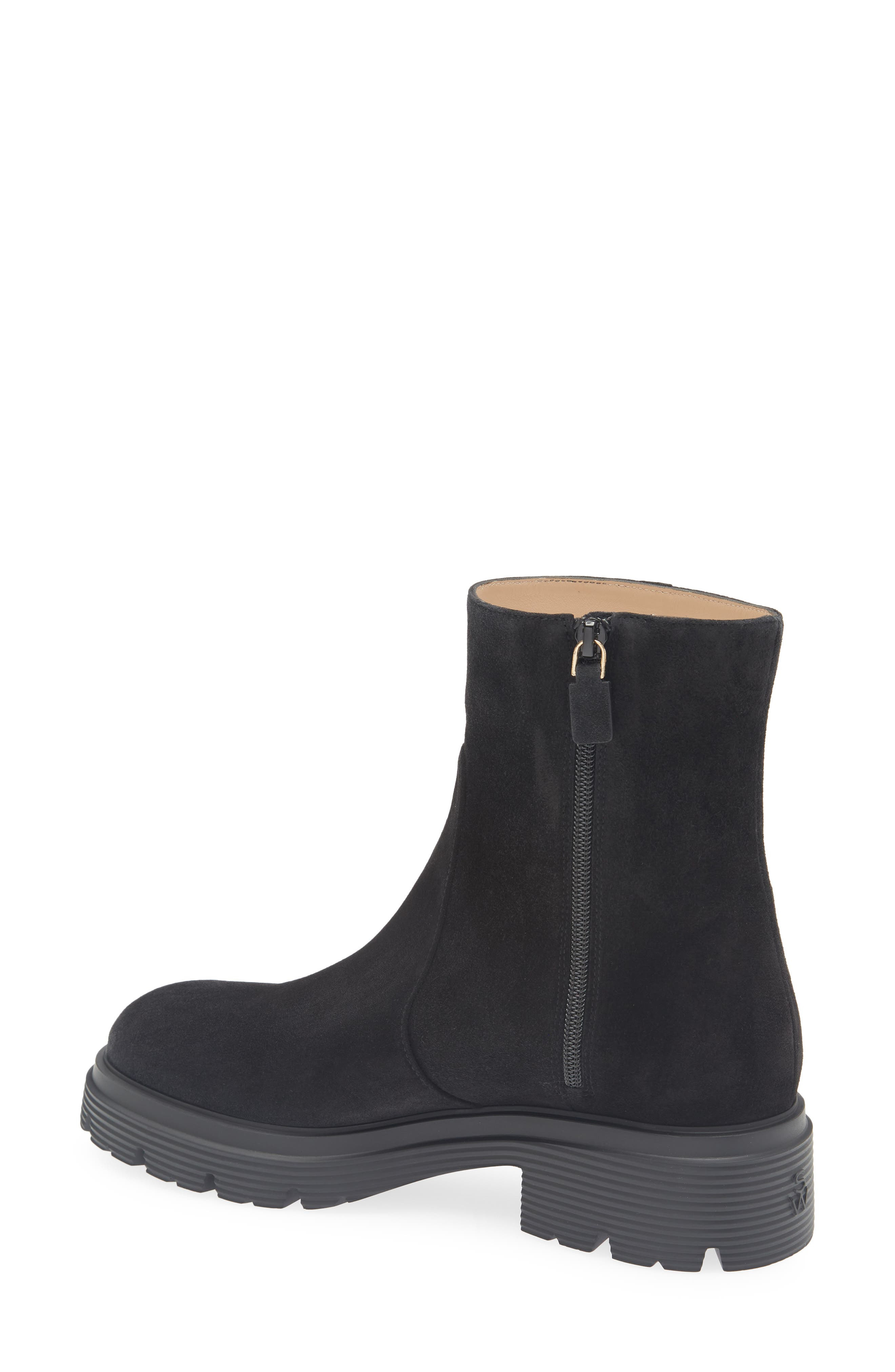 Stuart Weitzman Hudson Lite Zip Bootie in Black at Nordstrom - 2