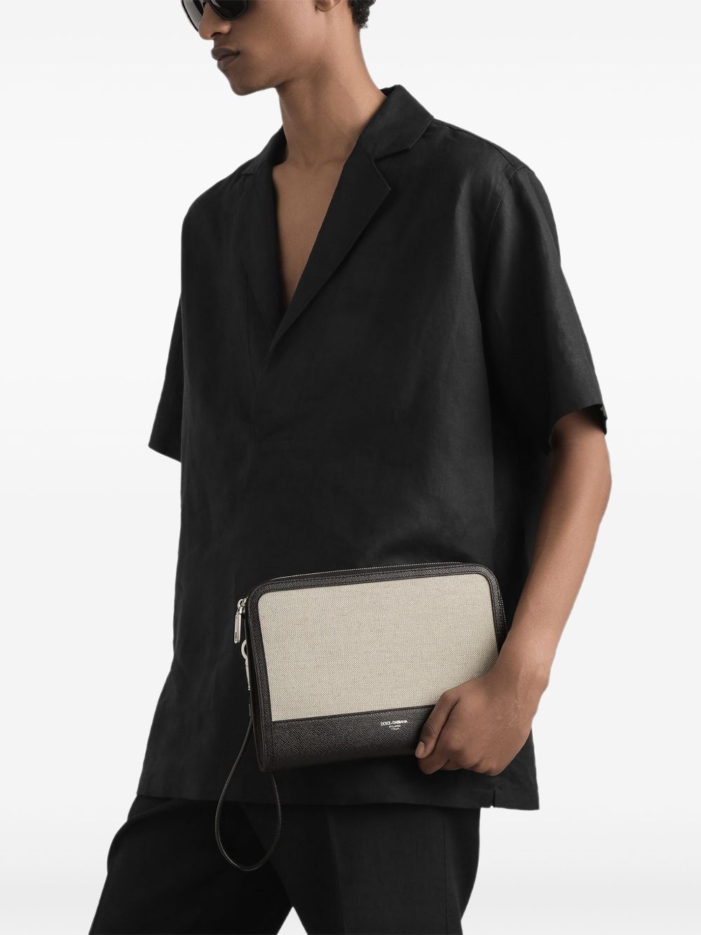canvas clutch bag - 3