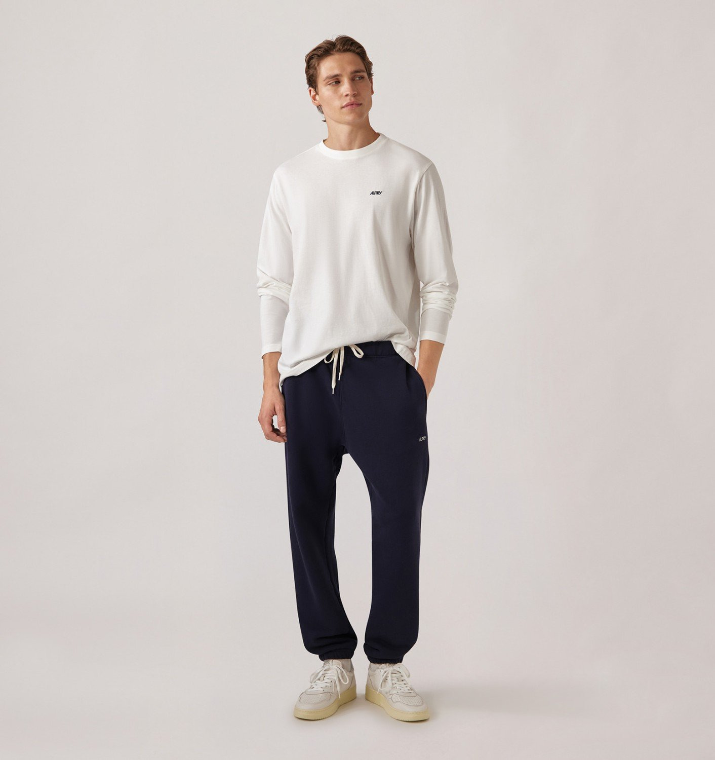 EMBROIDERED AUTRY LOGO SWEATPANTS MAN - 2
