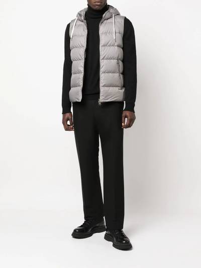 Herno padded sleeveless gilet outlook