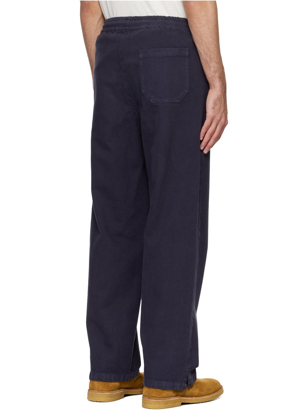 Navy Vincent Trousers - 3