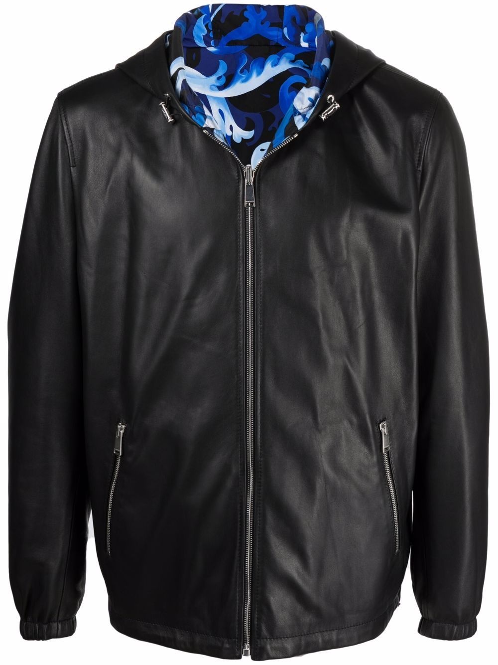 nappa leather reversible jacket - 1