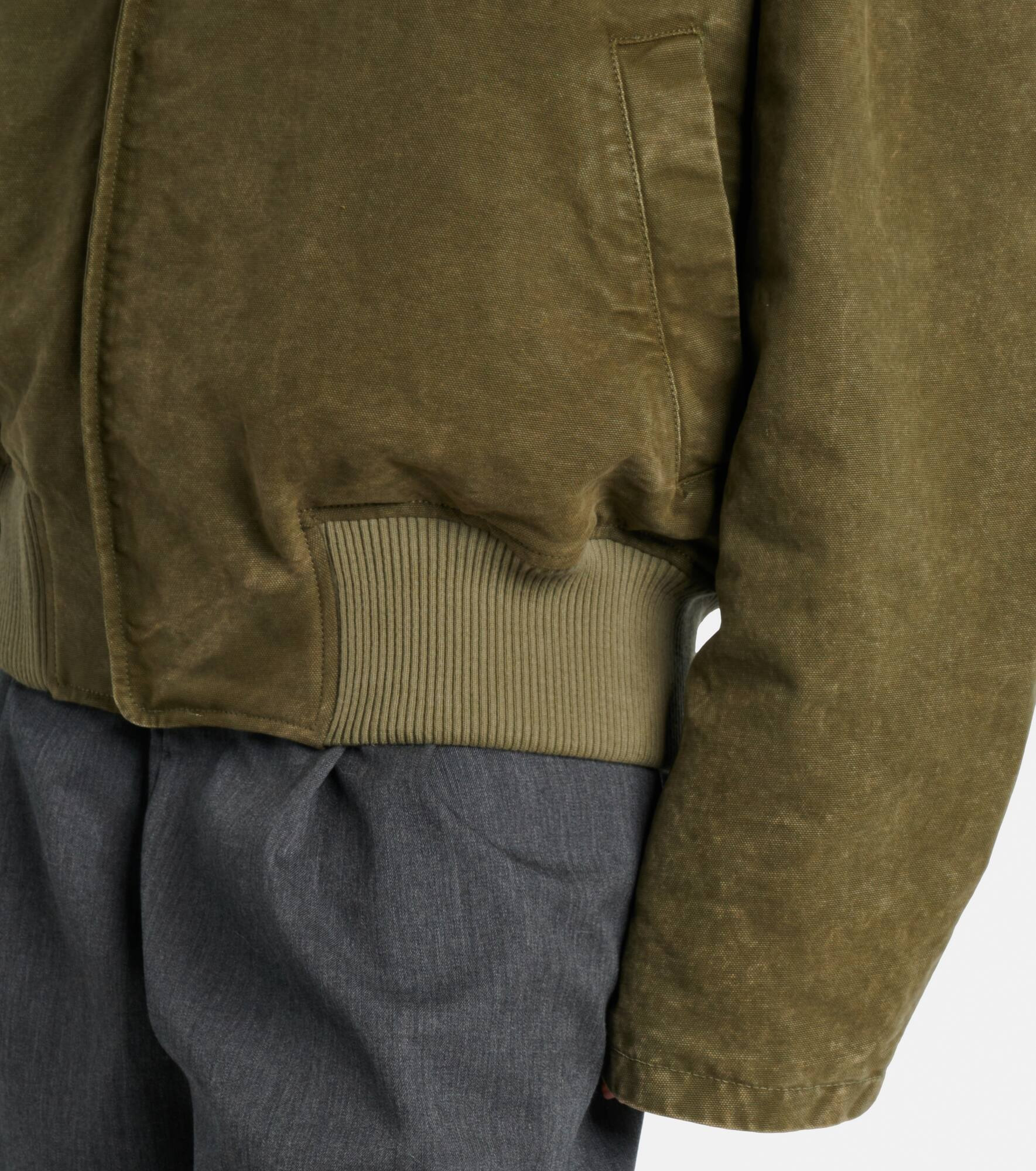 Oversized cotton bomber jacket - 5