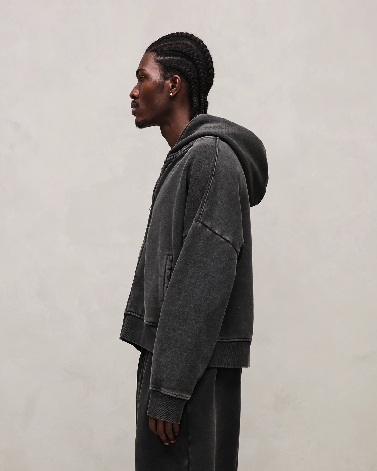 ETERNAL ZIP WASHED BLACK - 3
