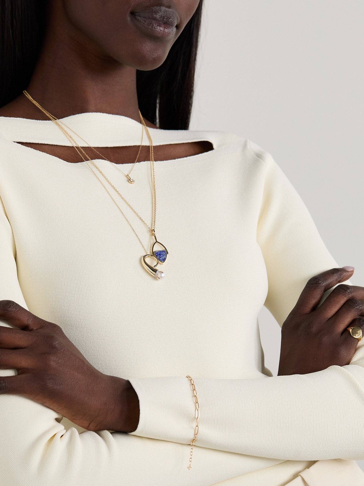 14-karat Gold Diamond Necklace - 5