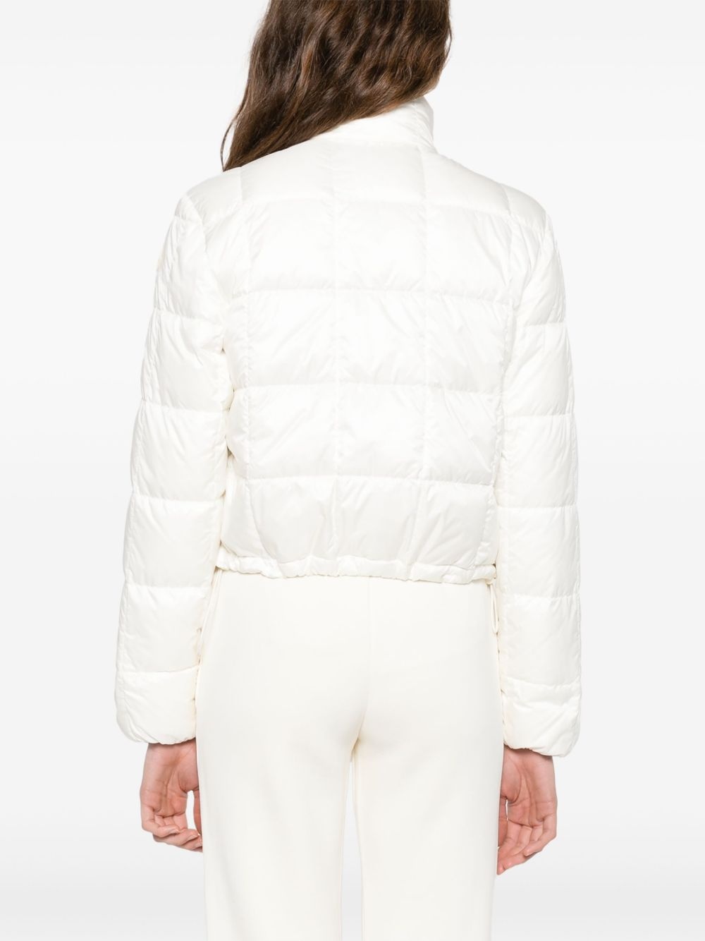quilted cropped jacket - 4
