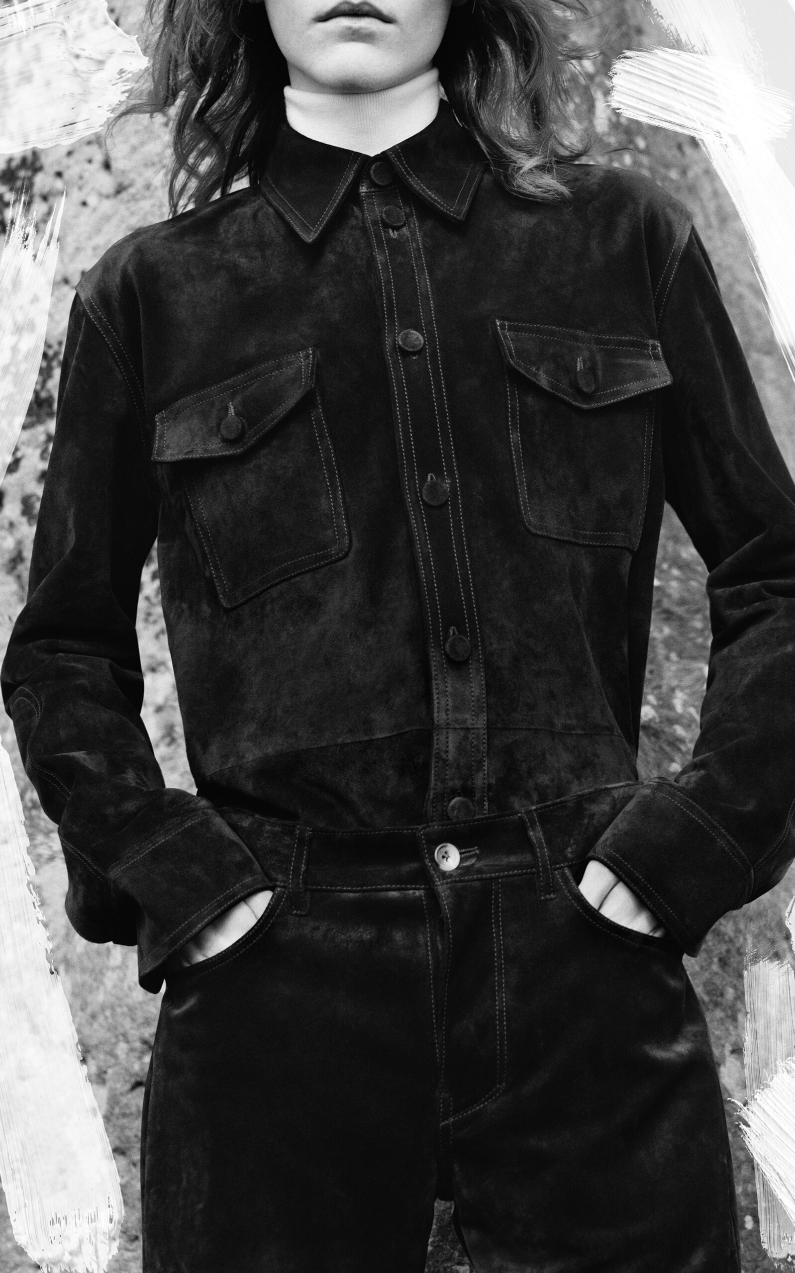 Irene Suede Overshirt black - 3